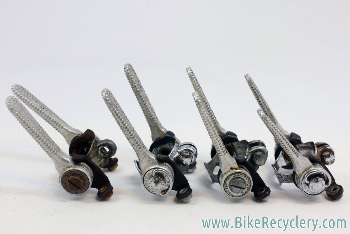 Campagnolo Clamp On Downtube Shifter LOT of 4: Cable Stops, 1960's/1970's/1980's