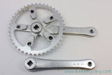 Vintage Specialized Racing Flag Road Bike Crankset: 170mm, 42T Singlespeed (or Double), 110mm, Silver