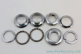 Stronglight P3 Headset: Steel - Toothed, Knurled, & Unmarked - 26.8mm Race Chrome (EXC)