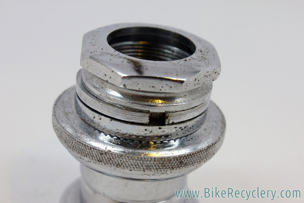 Stronglight P3 Headset: Steel - Toothed, Knurled, & Unmarked - 26.8mm Race Chrome (EXC)