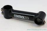 NOS Control Tech Threadless Stem: 1 1/4", 135mm x 25.4mm, Black, Vintage 1990's