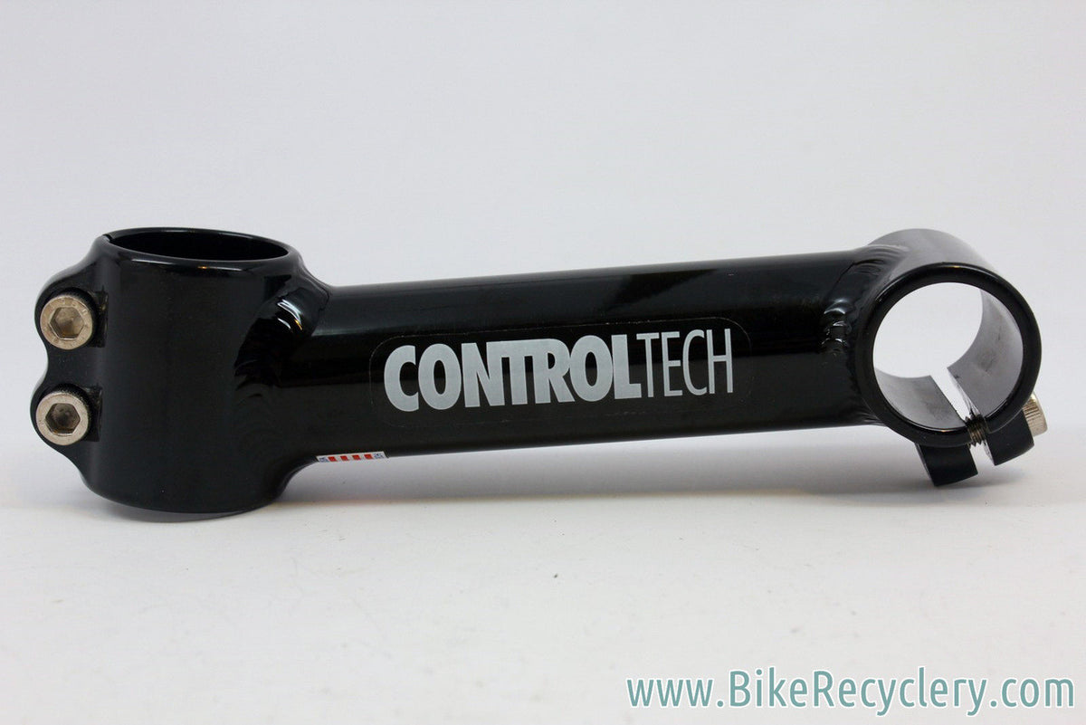 NOS Control Tech Threadless Stem: 1 1/4", 135mm x 25.4mm, Black, Vintage 1990's