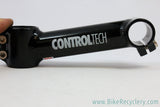 NOS Control Tech Threadless Stem: 1 1/4", 135mm x 25.4mm, Black, Vintage 1990's