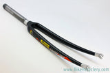 Time Equipe Pro Carbon Road Fork: 1" Threaded, MINT