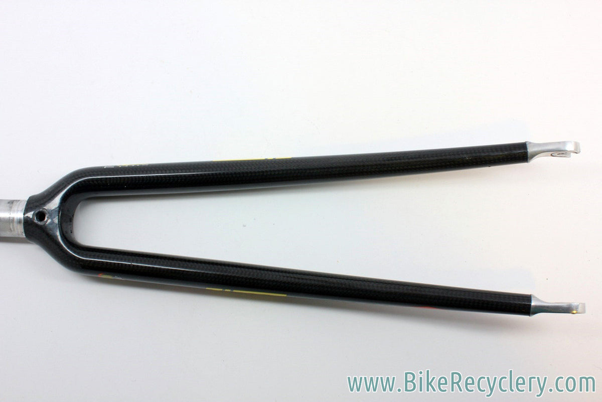 Time Equipe Pro Carbon Road Fork: 1" Threaded, MINT