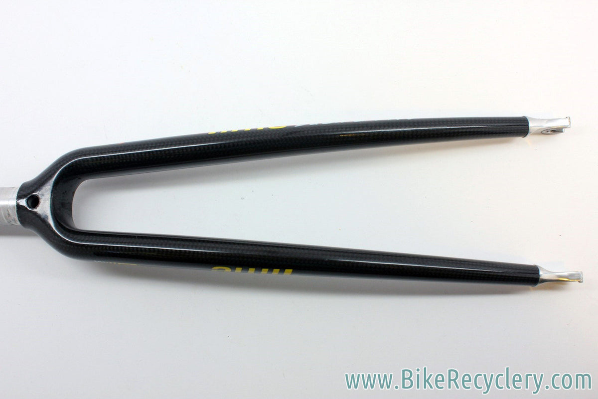 Time Equipe Pro Carbon Road Fork: 1" Threaded, MINT