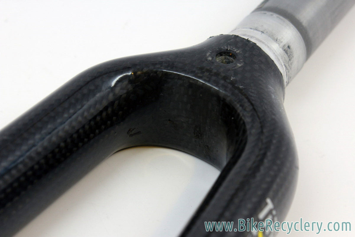 Time Equipe Pro Carbon Road Fork: 1" Threaded, MINT