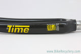 Time Equipe Pro Carbon Road Fork: 1" Threaded, MINT