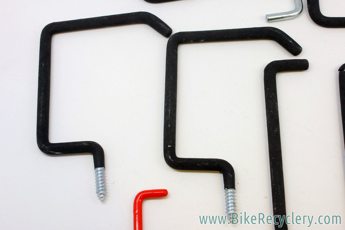 Heavy Duty Bicycle & Ski Ceiling Hooks: ~9" Long, Lot of 11
