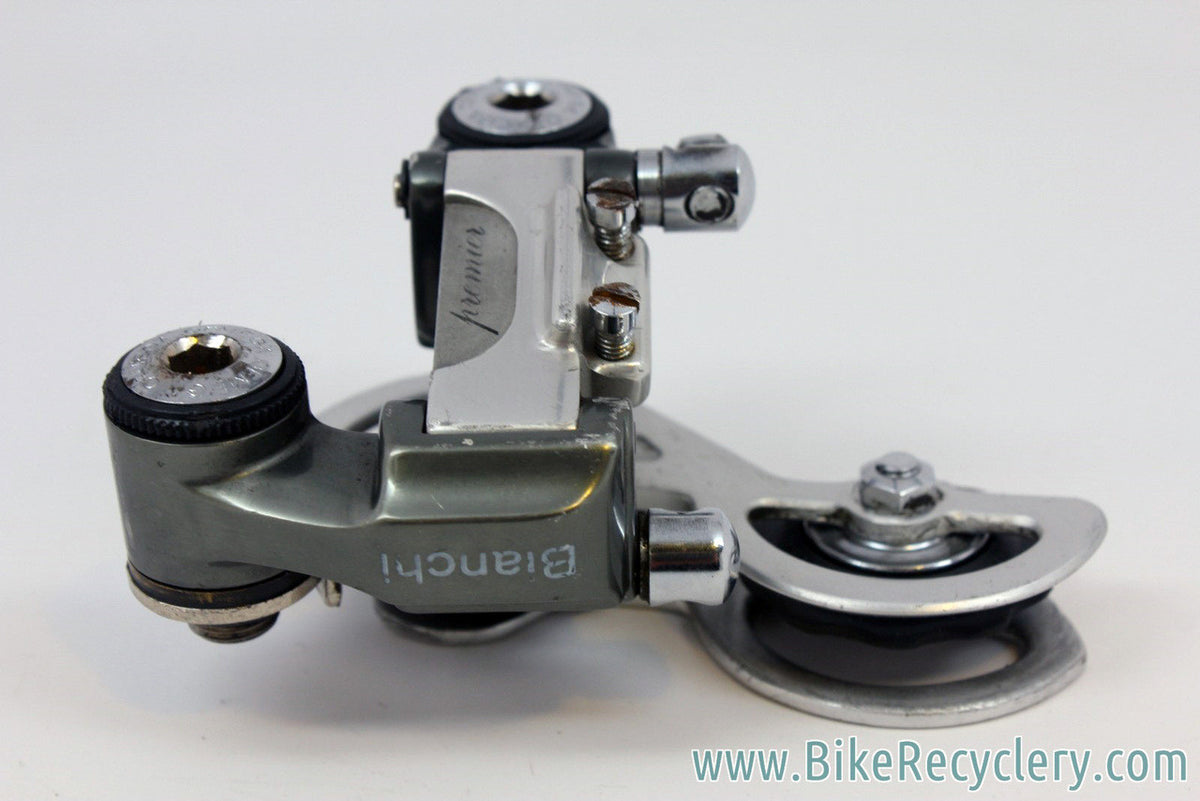 Ofmega Premier Rear Derailleur: Bianchi Edition, Rare, EXC+