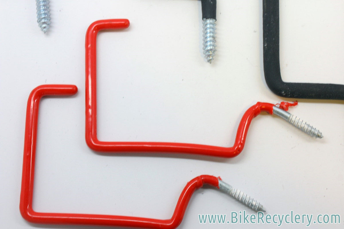 Heavy Duty Bicycle & Ski Ceiling Hooks: ~9" Long, Lot of 11