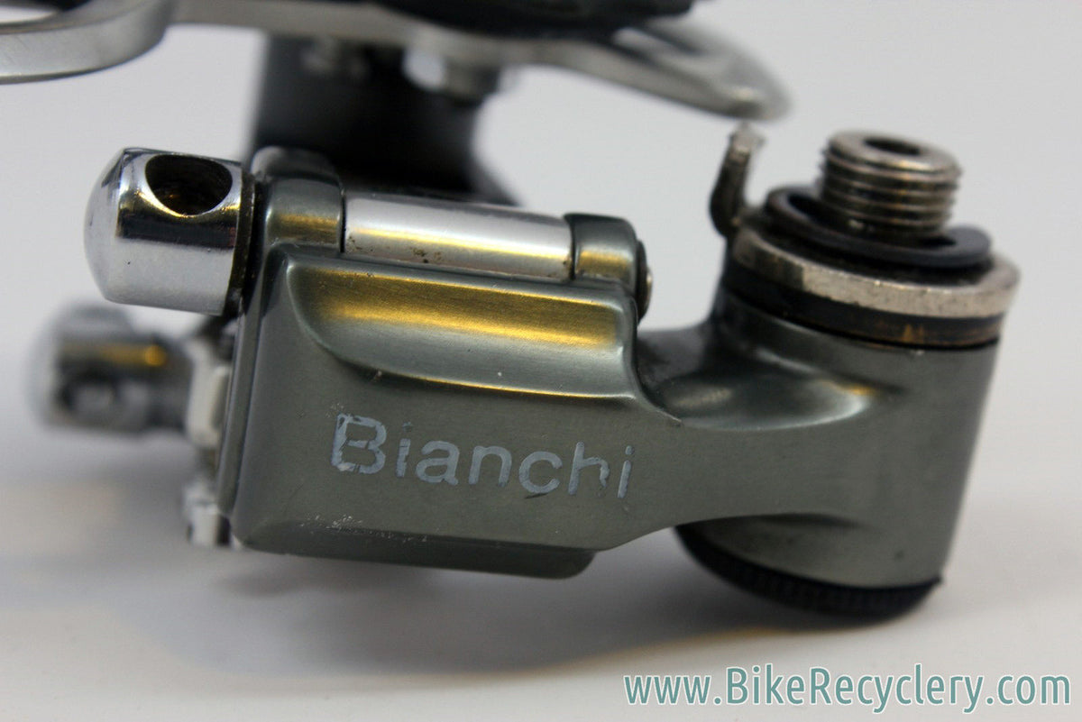 Ofmega Premier Rear Derailleur: Bianchi Edition, Rare, EXC+