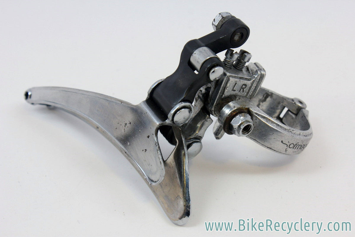 Ofmega Premier Front Derailleur: Bianchi Edition, Rare, 28.6mm