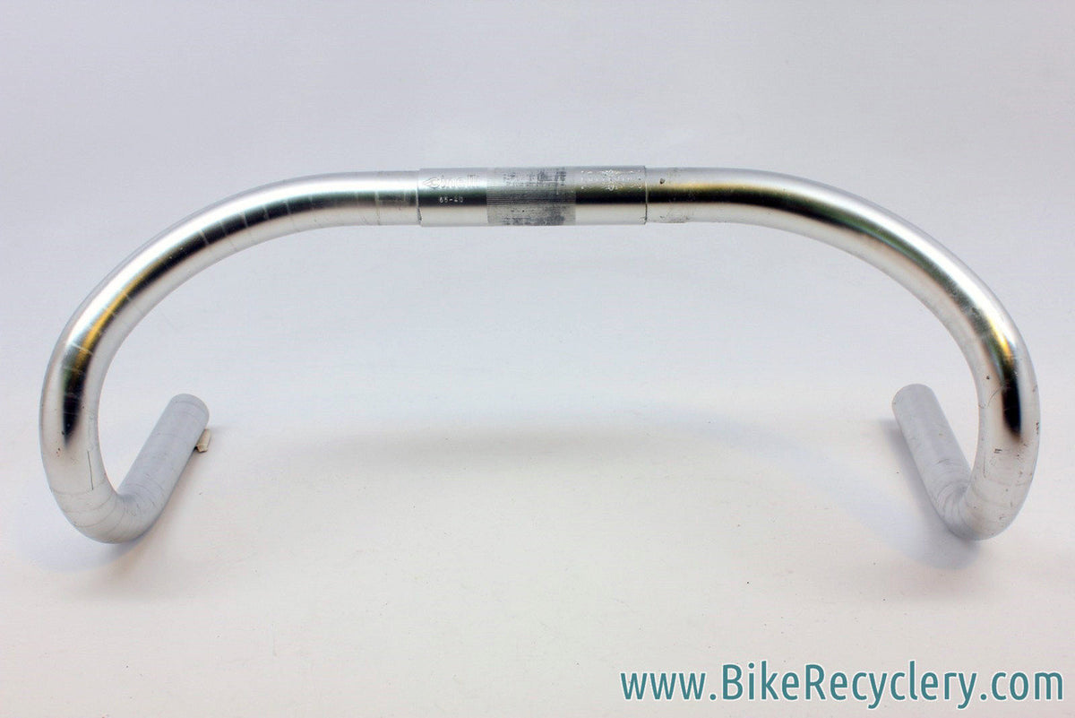 Cinelli Criterium Road / Pista Drop Handlebars: 65-40, 40cm x 26.4mm, Silver Alloy