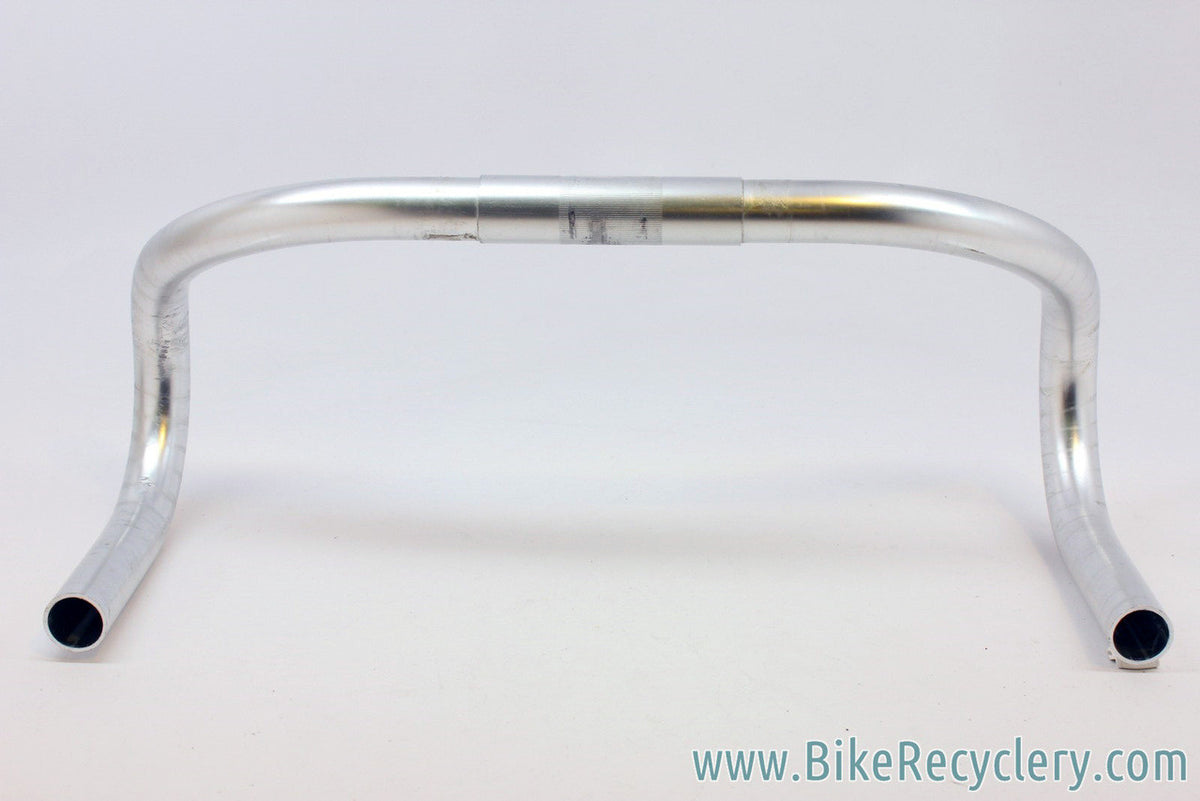 Cinelli Criterium Road / Pista Drop Handlebars: 65-40, 40cm x 26.4mm, Silver Alloy