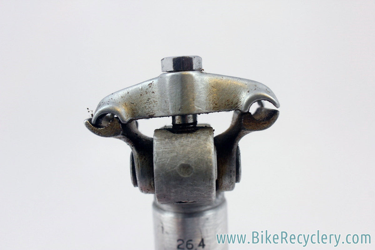 Zeus Criterium / New Racer Seatpost: Two Bolt Super Record Style, Fluted, 26.4mm REF 2530.00
