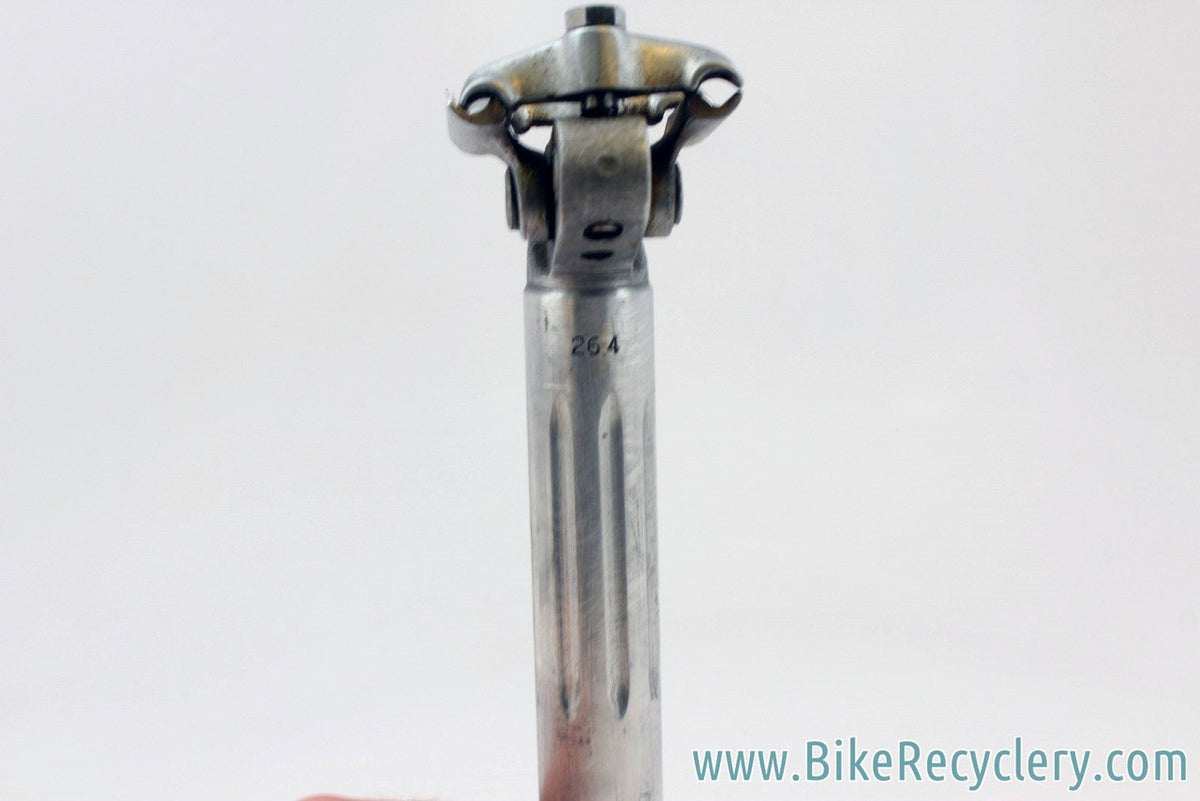 Zeus Criterium / New Racer Seatpost: Two Bolt Super Record Style, Fluted, 26.4mm REF 2530.00