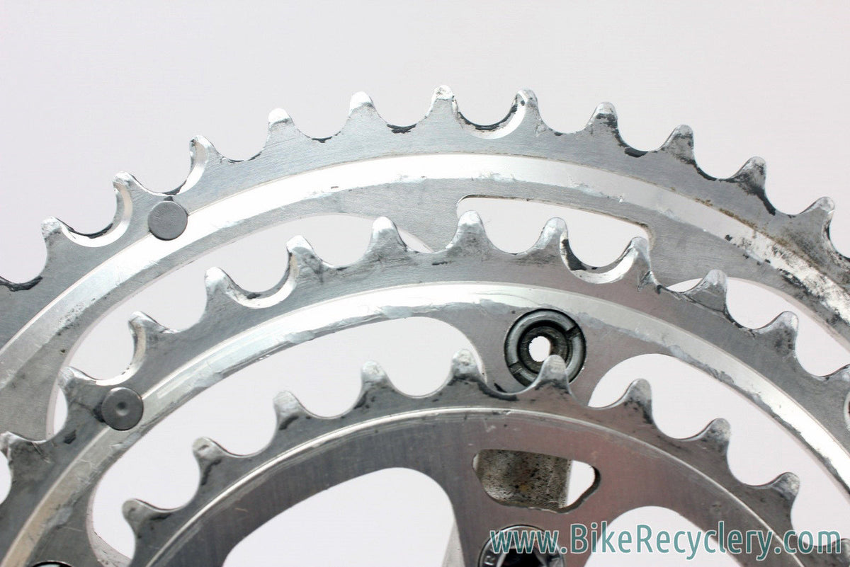 Vintage Campagnolo Racing T 8 Speed Triple Crankset: 175mm, 52/42/30t, Silver