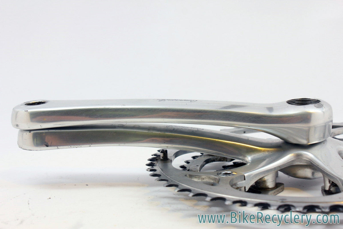Vintage Campagnolo Racing T 8 Speed Triple Crankset: 175mm, 52/42/30t, Silver