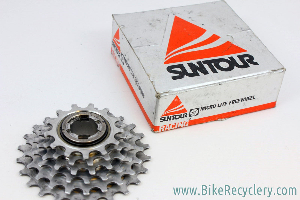 Vintage Suntour Micro Lite Freewheel: 6-speed 13-24t 200g! SUPER RARE! (used/mint)