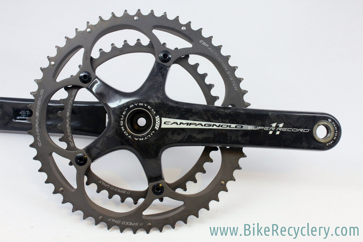 Campagnolo Super Record 11 Speed Group Set: 9 Piece, Mechanical, <500mi, MINT