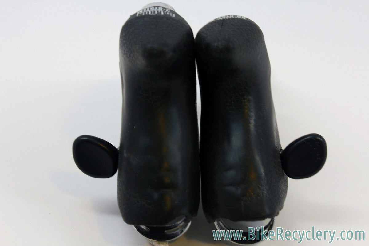 Campagnolo Record 8 Speed Triple Ergo Shifters / Brifters: Slotted, Carbon BB System