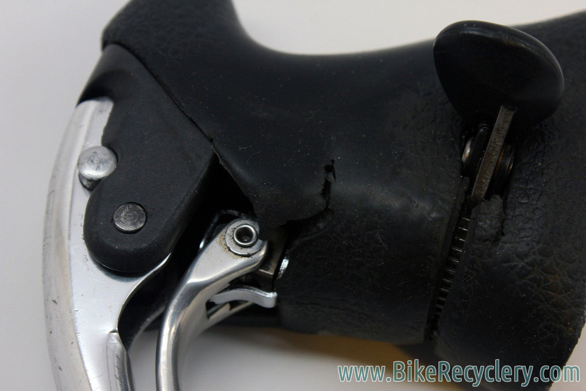 Campagnolo Record 8 Speed Triple Ergo Shifters / Brifters: Slotted, Carbon BB System
