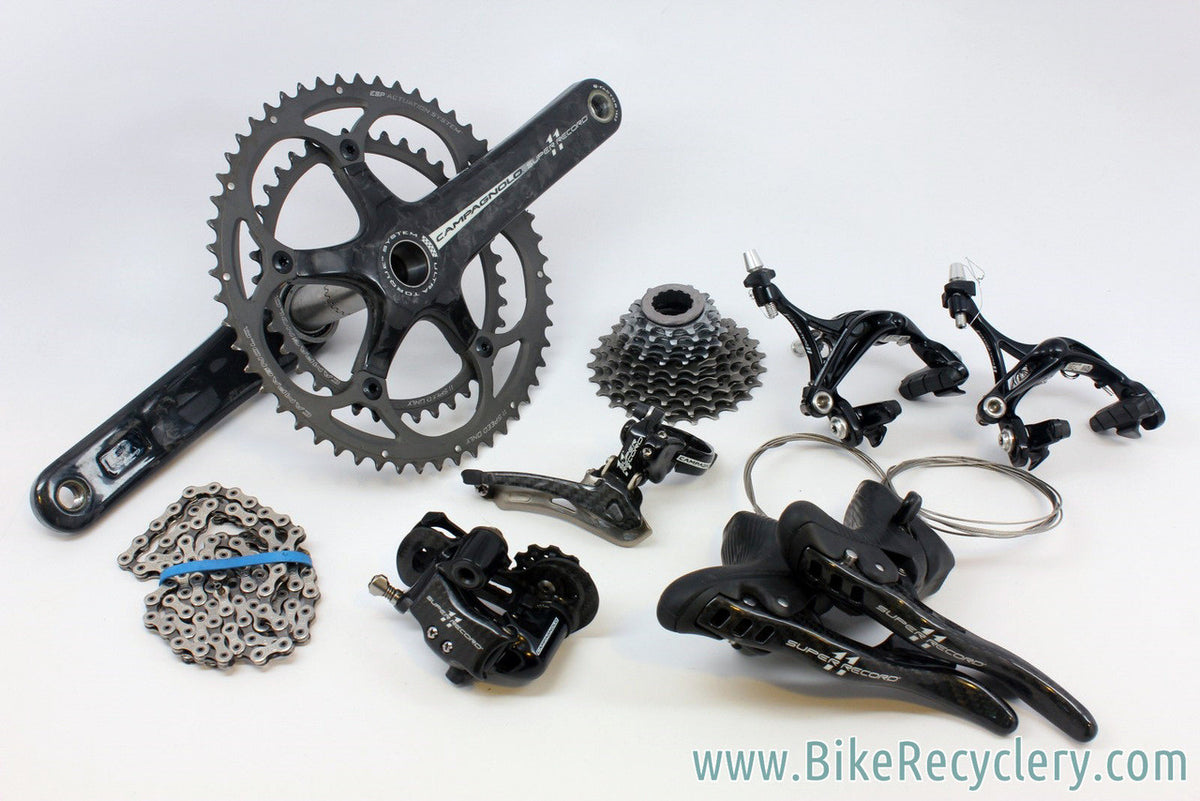 Campagnolo Super Record 11 Speed Group Set: 9 Piece, Mechanical, <500mi, MINT