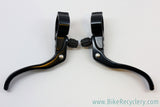 Tektro RX 2.0 Inline Cross Top Brake Levers for Cyclocross Bikes: Black, 24mm Clamp