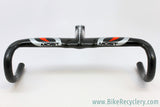 (Pinarello) MOST Talon Compact 1K Carbon Integrated Handlebar / Stem: 42cm, 125mm, Black, <100mi MINT
