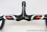 (Pinarello) MOST Talon Compact 1K Carbon Integrated Handlebar / Stem: 42cm, 125mm, Black, <100mi MINT