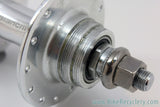 Bianchi Pista Flip Flop Rear Hub: Silver, 120mm, 28H, Fix/Free, New Take-off