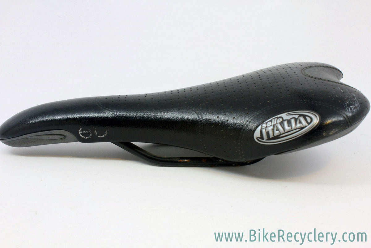 Selle Italia Road Bike Saddle: Black Perforated