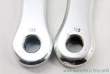 Track / Pista Crankset: Drilled Sugino 47T Chainring, Fluted, 165mm x 144mm BCD, Silver