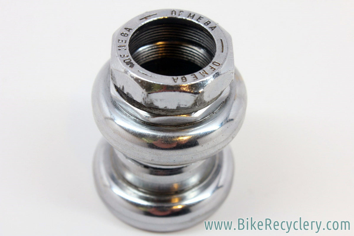 Ofmega Headset: 1" Threaded, Chrome (no bearings)