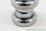 Ofmega Headset: 1" Threaded, Chrome (no bearings)
