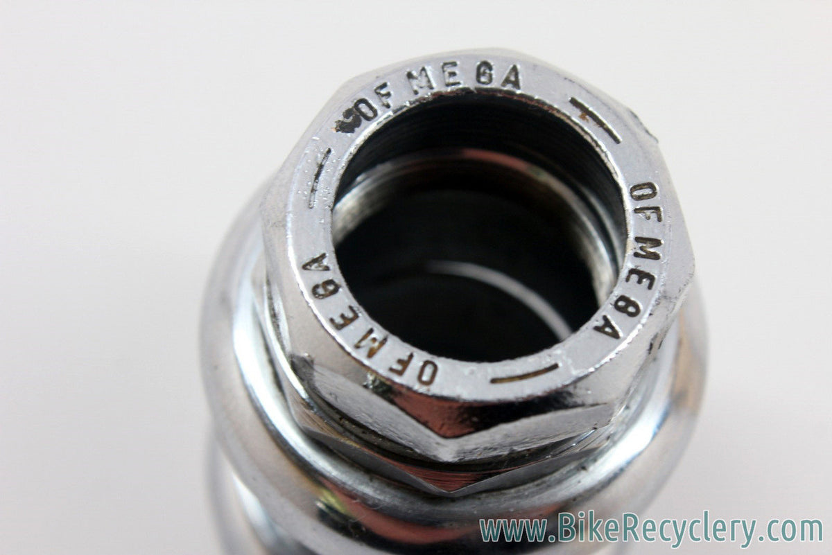 Ofmega Headset: 1" Threaded, Chrome (no bearings)