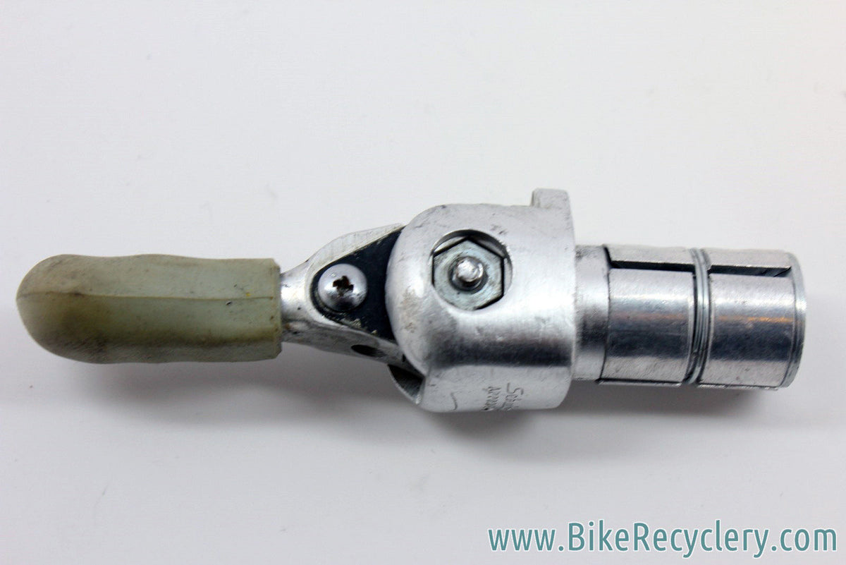 Schwinn Approved Barcon Bar End Shifter: Retro-Friction, White