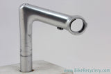 Cinelli 1R Quill Stem w/ Hidden Bolt: Silver, 100mm x 26.4