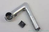 Cinelli 1R Quill Stem w/ Hidden Bolt: Silver, 100mm x 26.4