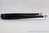 Carbon Road Fork: 1" Threadless, Black 700c