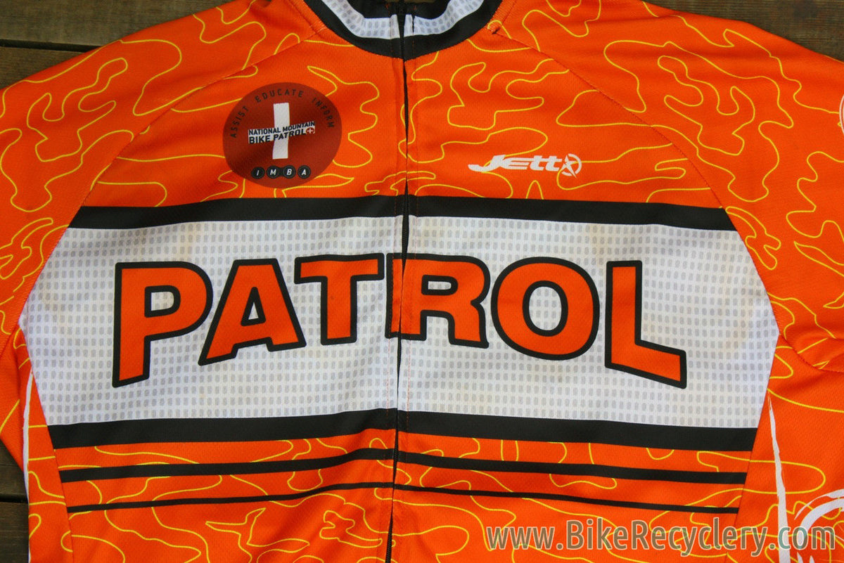 JETT IMBA Mountain Bike Patrol Jersey: Orange, Large