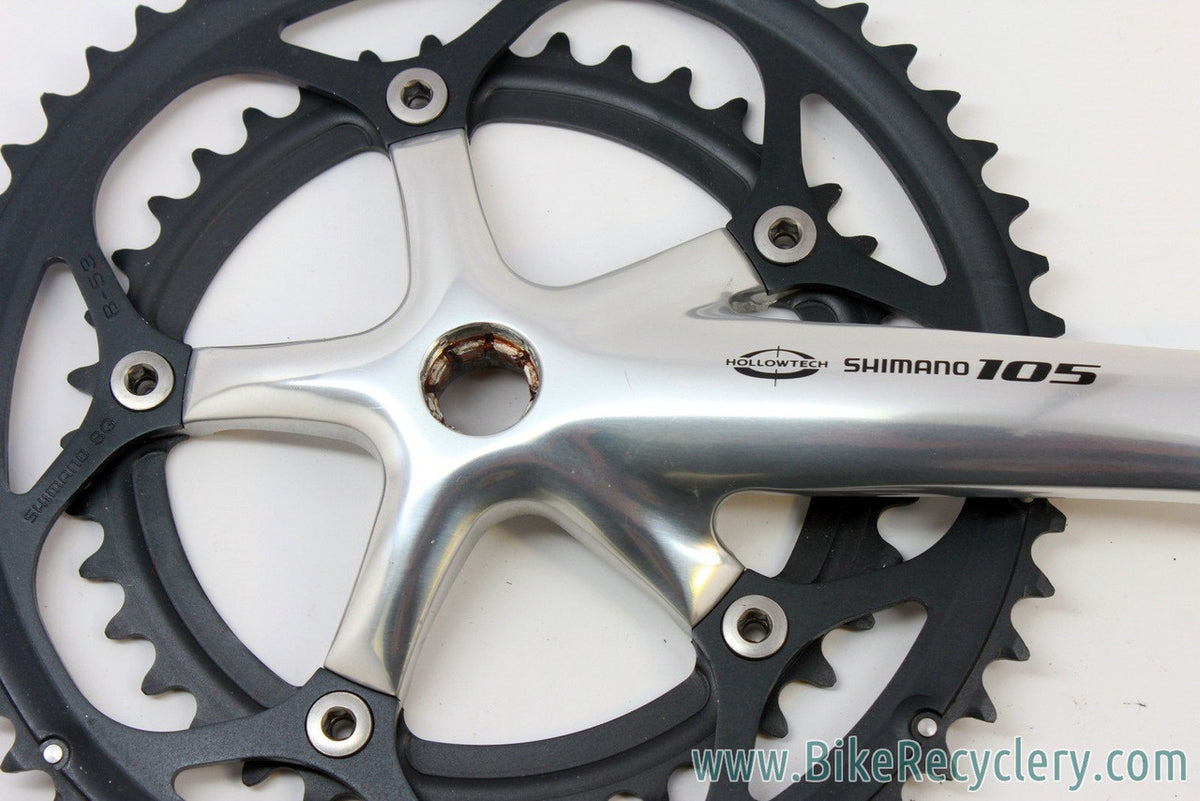 NIB/NOS Shimano 105 FC-5502 Crankset: Black Chainrings 53/39t, Octalink *Mismatched Arm Lengths 170mm/175mm