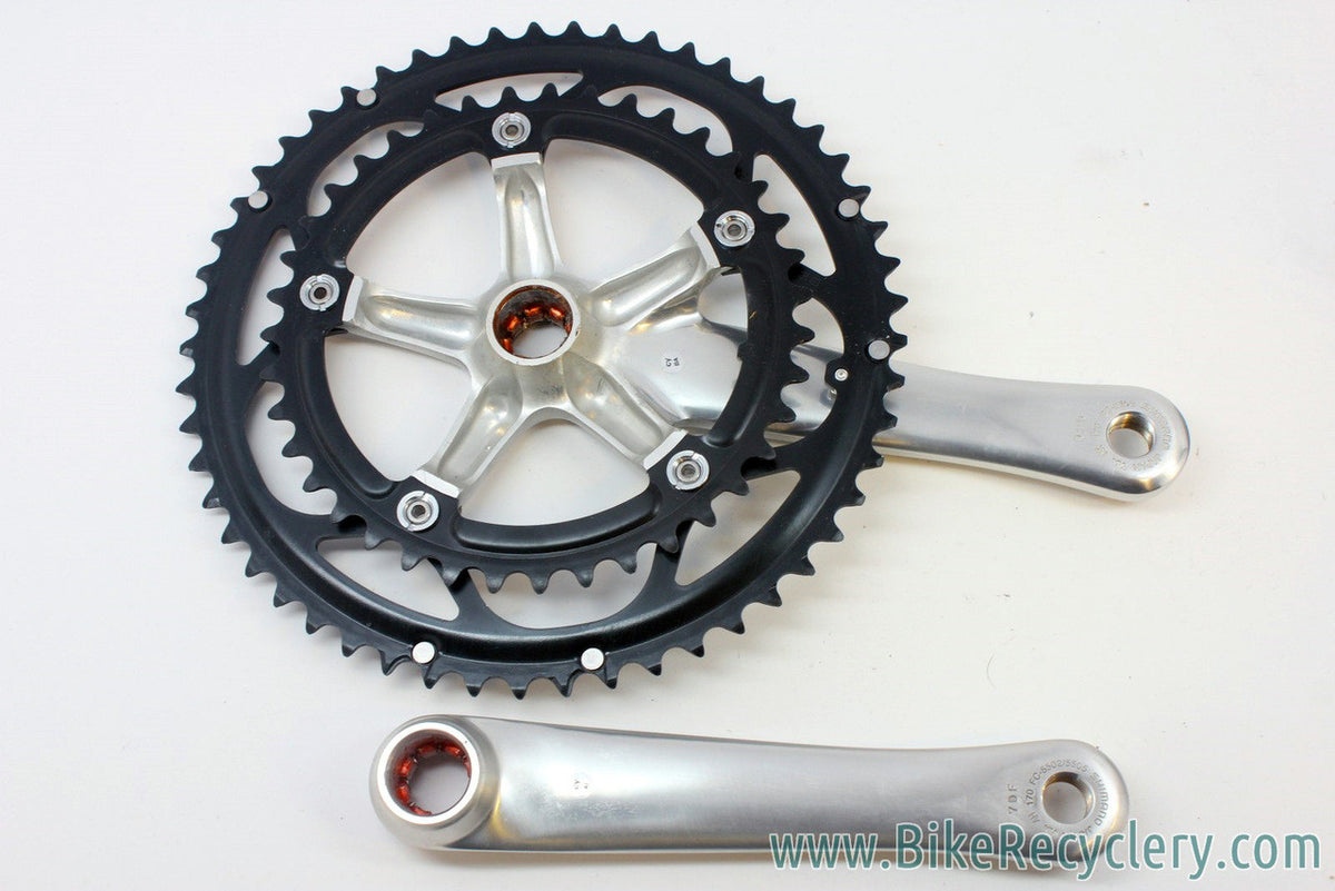 NIB/NOS Shimano 105 FC-5502 Crankset: Black Chainrings 53/39t, Octalink *Mismatched Arm Lengths 170mm/175mm