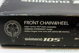 NIB/NOS Shimano 105 FC-5502 Crankset: Black Chainrings 53/39t, Octalink *Mismatched Arm Lengths 170mm/175mm