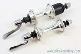 Shimano Deore DX Hubset & QR's: 32H, 126mm, 6/7 Speed Uniglide