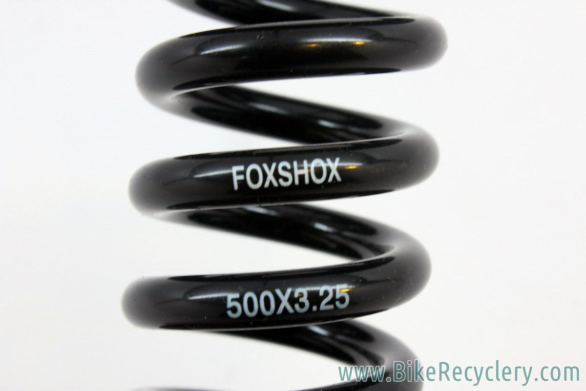 Fox Steel Coil Spring: 500 x 3.25", Black, NEW