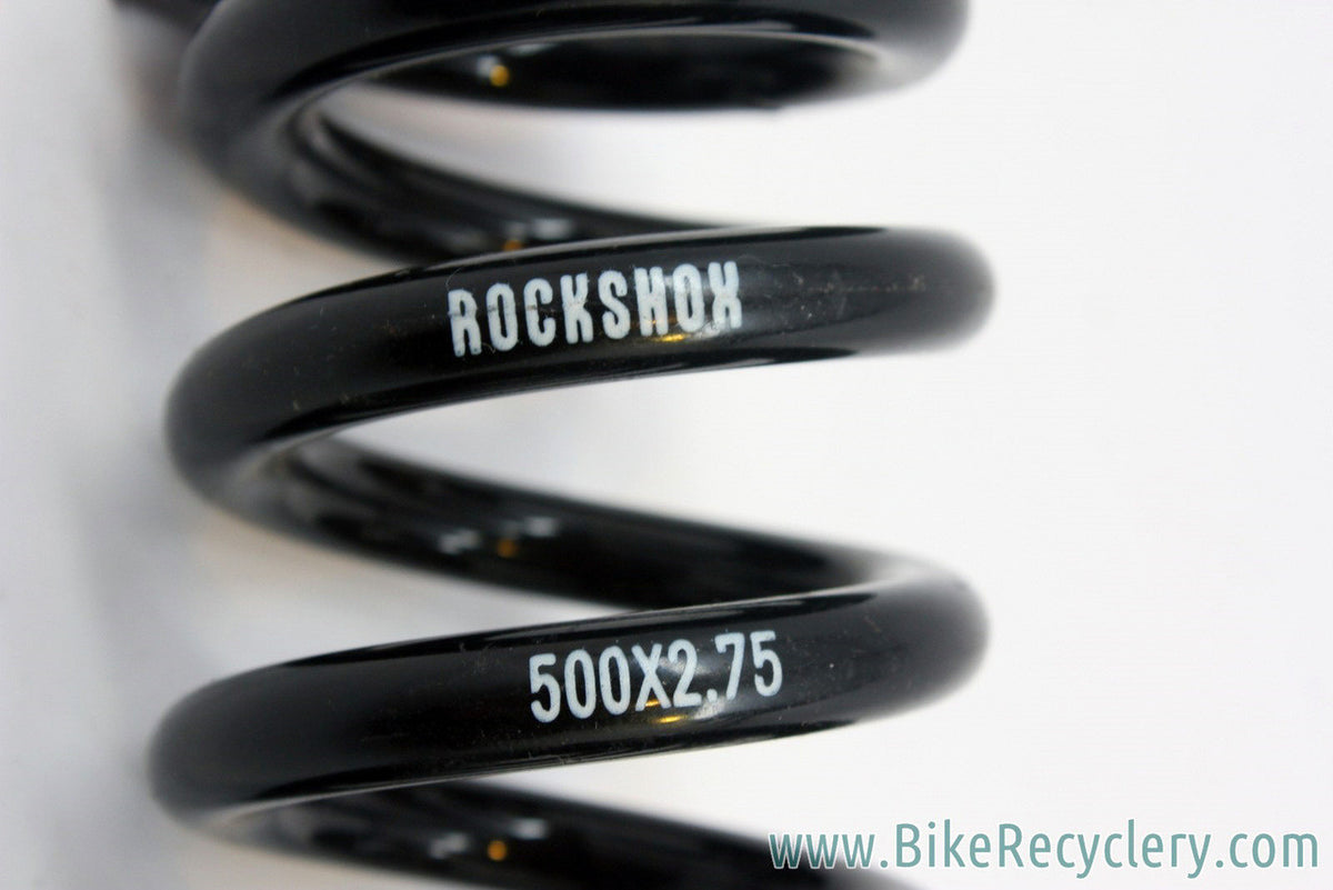 Rockshox Steel Coil Spring: 500 x 2.75", Black, NEW