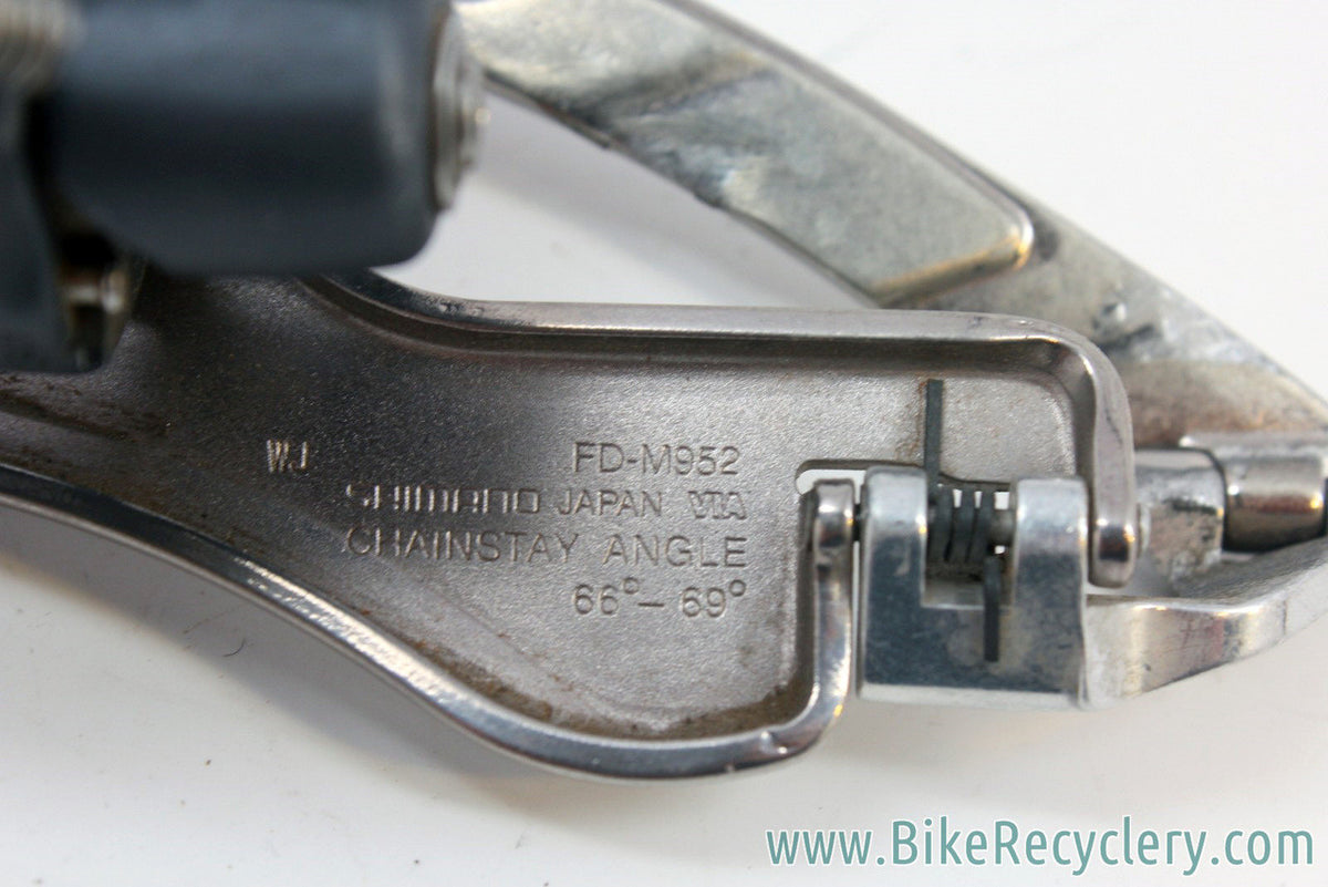Vintage Shimano XTR FD-M952 Front Derailleur: 34.9, Top Swing, Bottom Pull EXC+