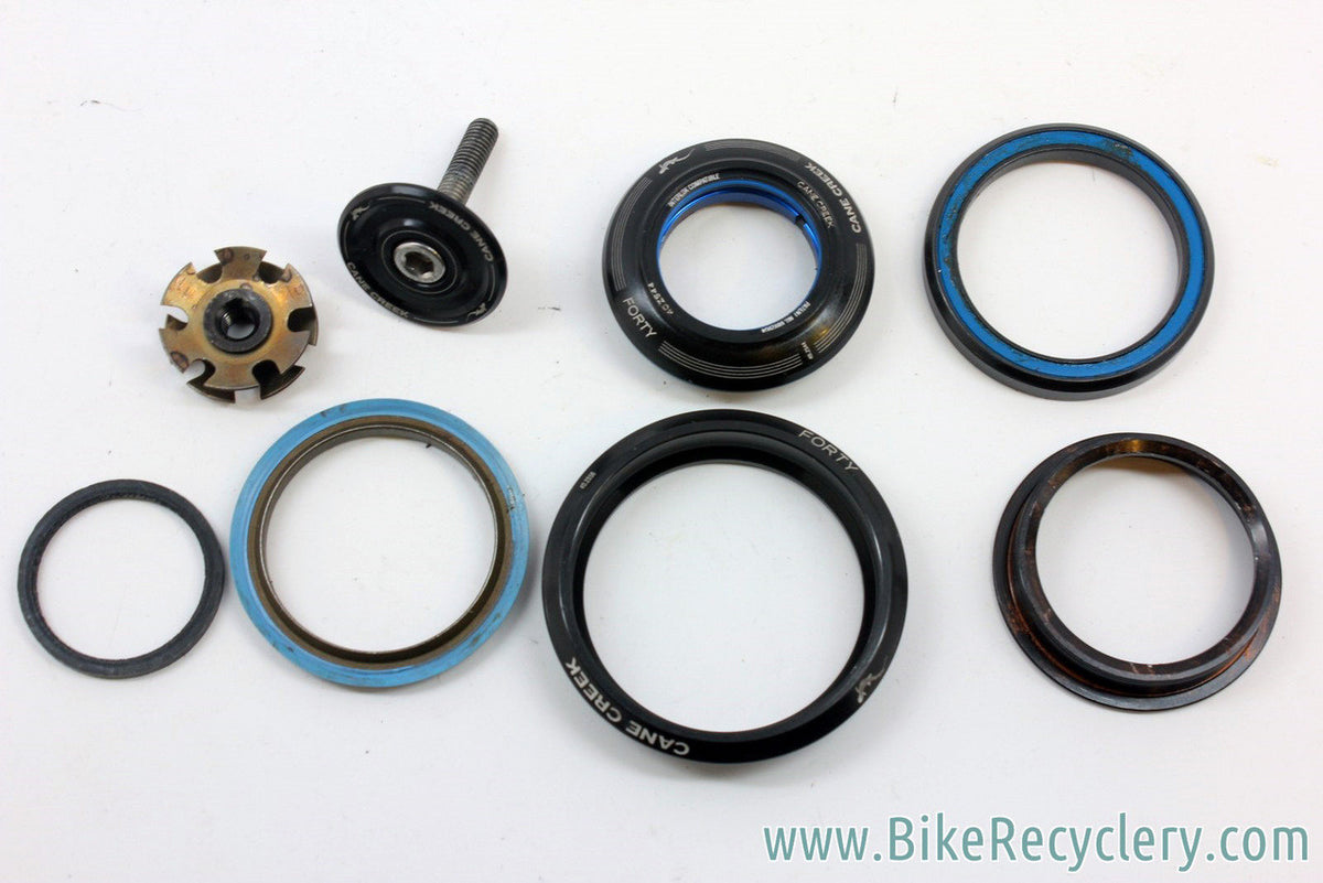 Cane Creek 40-Series Tapered Headset: 1 1/8" to 1.5", ZS44/56 (New Take-Off)